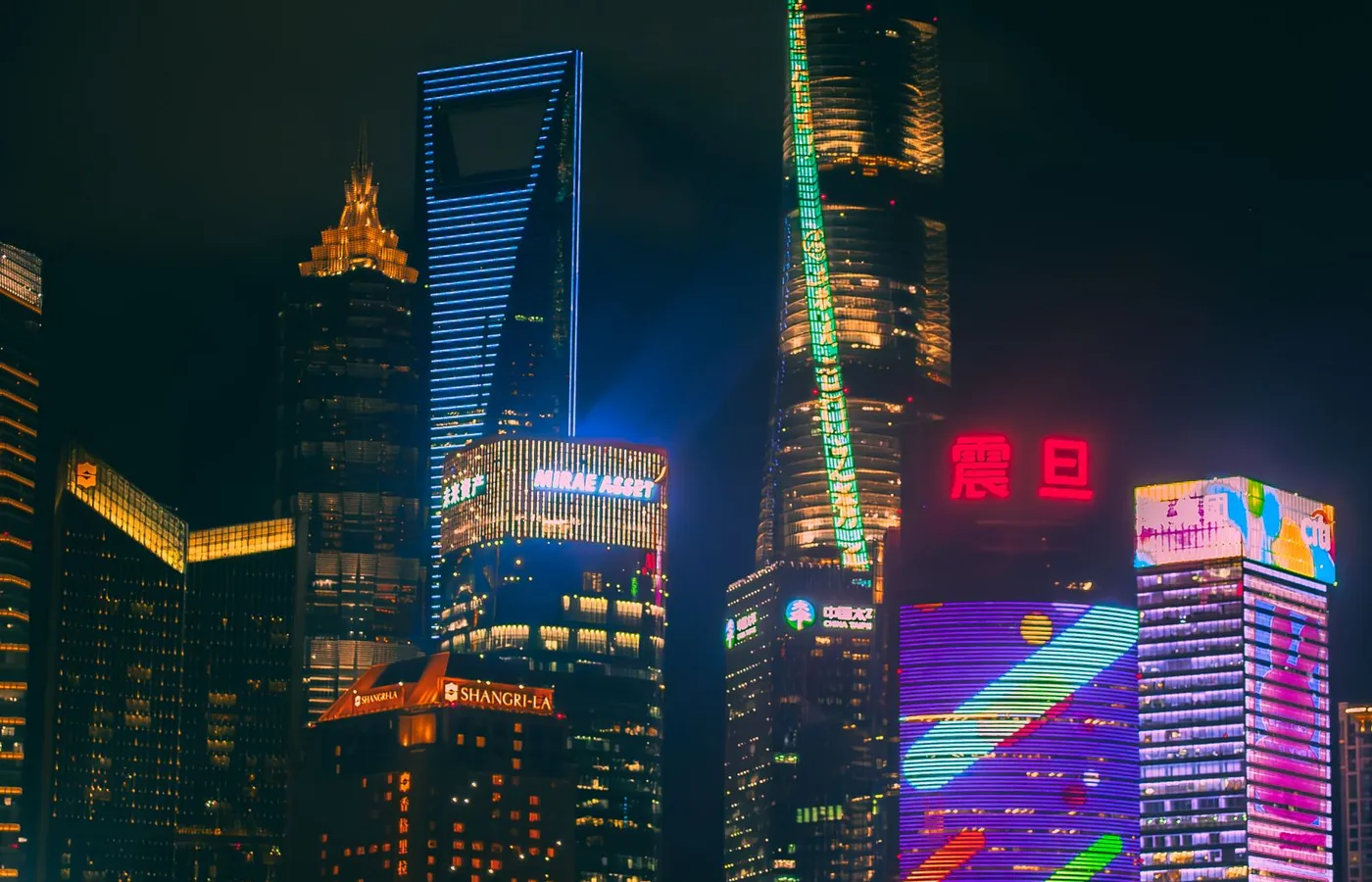 城市夜景（场景示意）